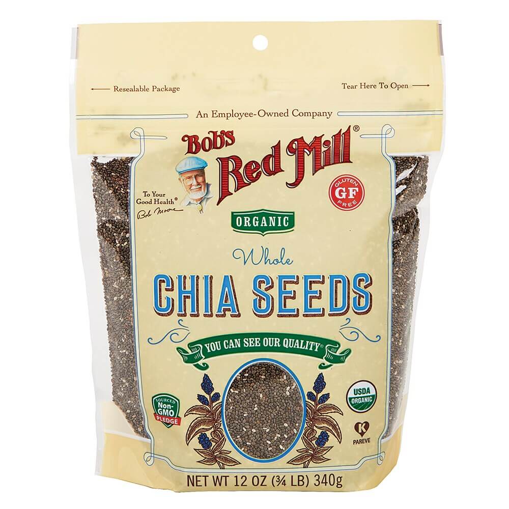 Bob's Red Mill Whole Organic Chia Seeds, 12 oz