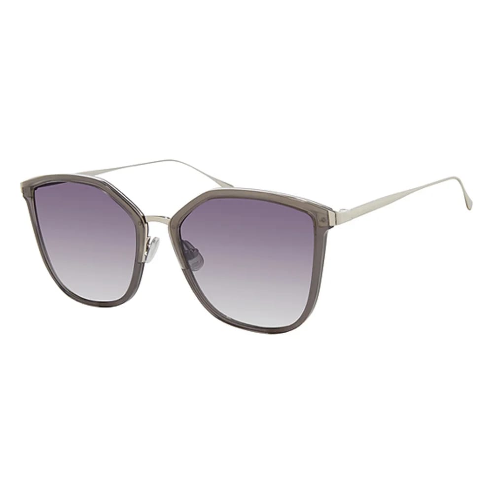 Derek Lam Nicole Sunglasses, Gray Melange