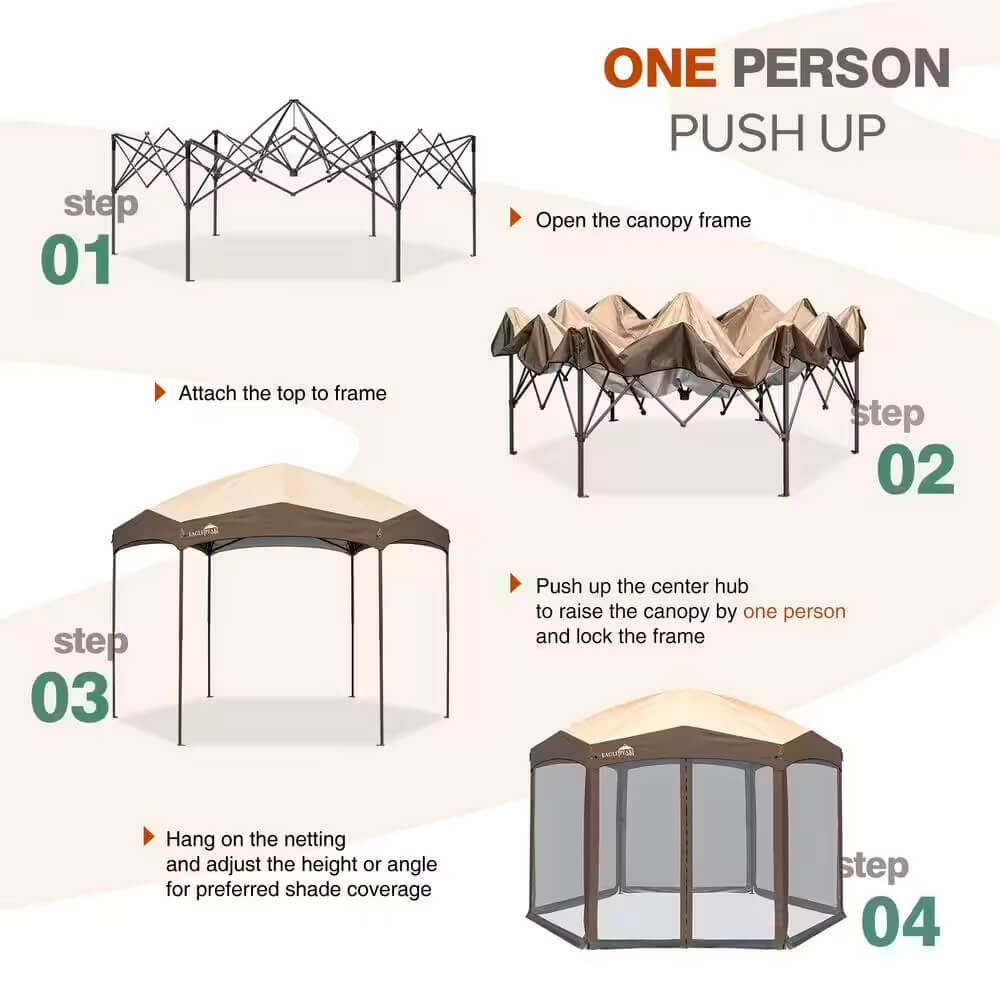 Pop up gazebo 2024 with mosquito netting