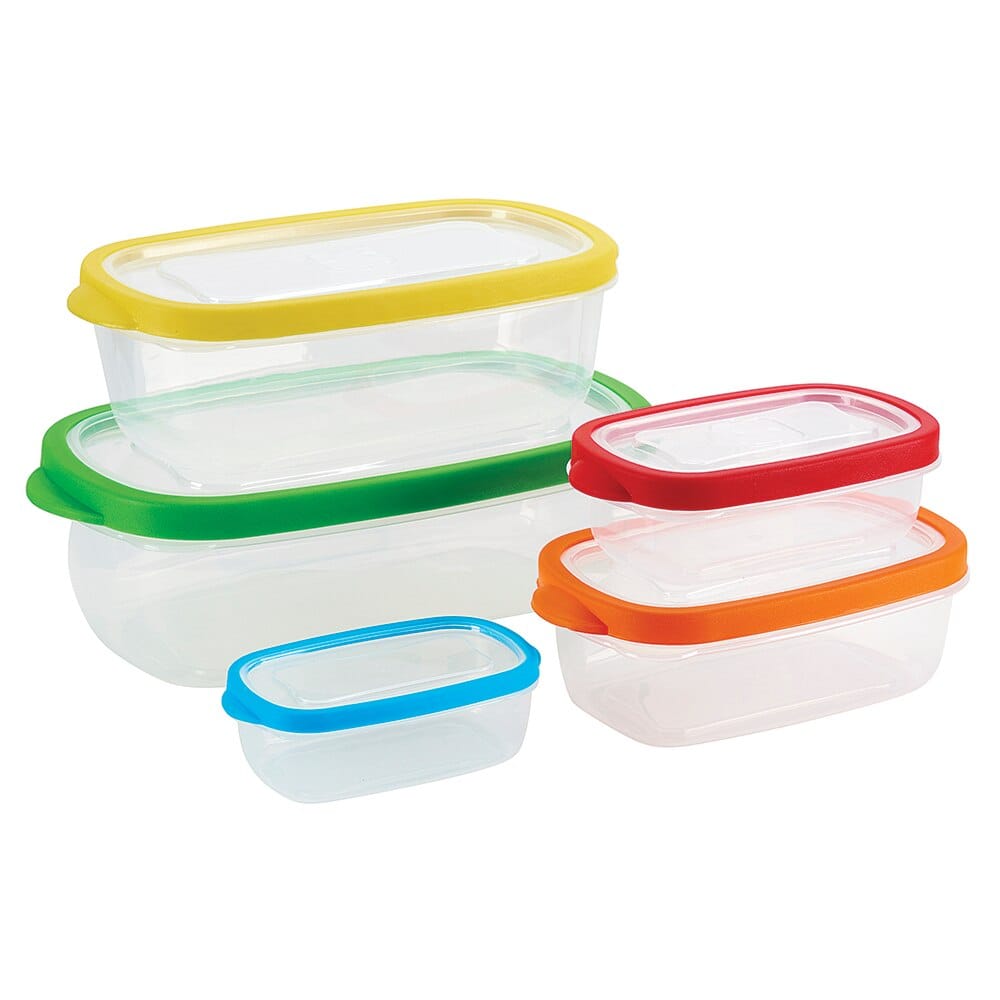 Rectangle Food Storage Containers, Set of 10