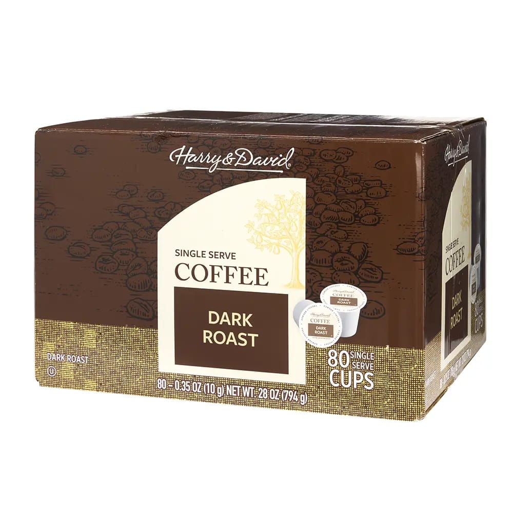 Harry & David Single Serve Coffee Dark Roast, 80pk.