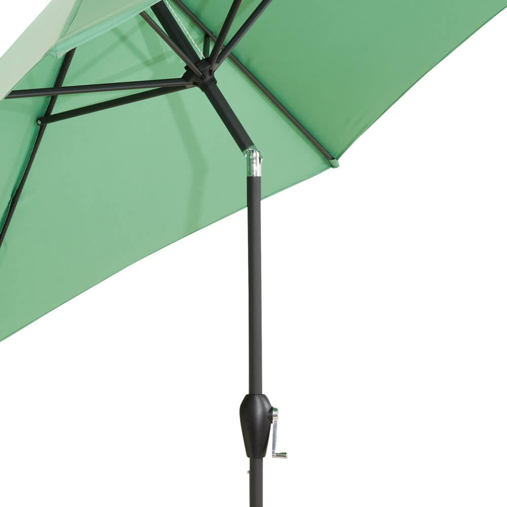 9' Market Umbrella with Crank & Tilt, Aqua