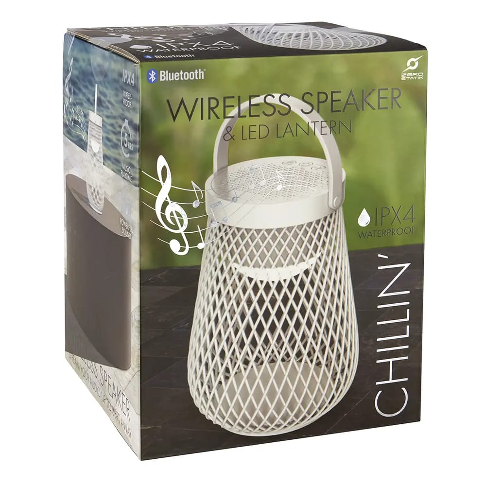 Chillin' Wireless Speaker & LED Lantern