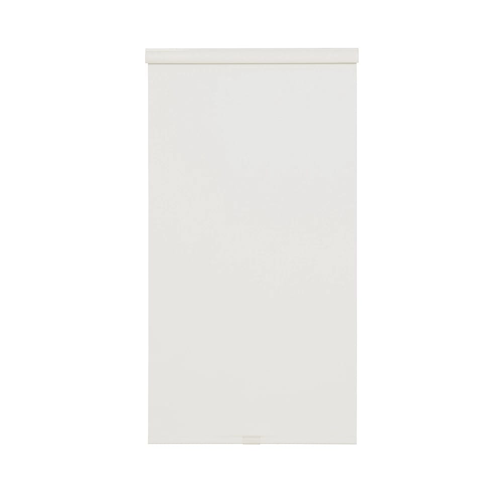 Cordless Cotton Twill Fabric Roller Shade, Snowflake, 23" x 66"
