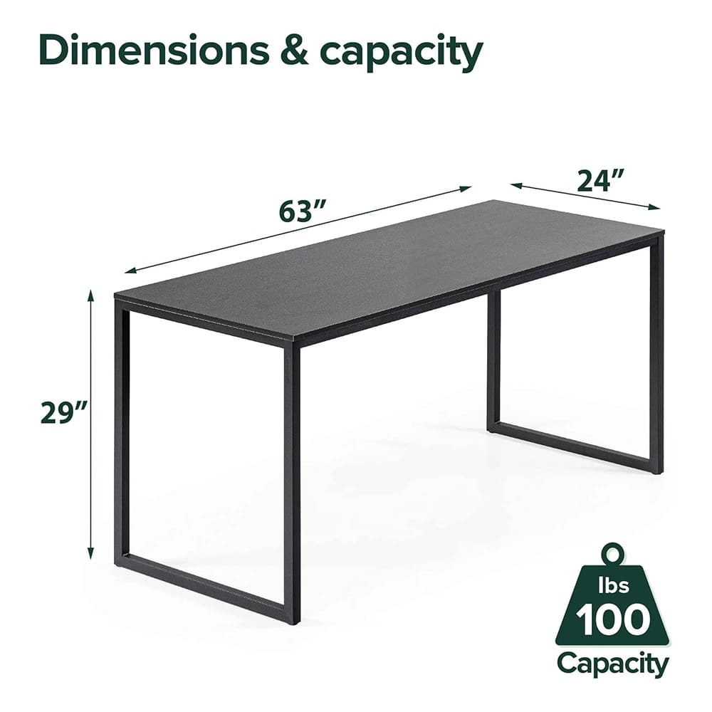Zinus 63" Desk, Deep Espresso