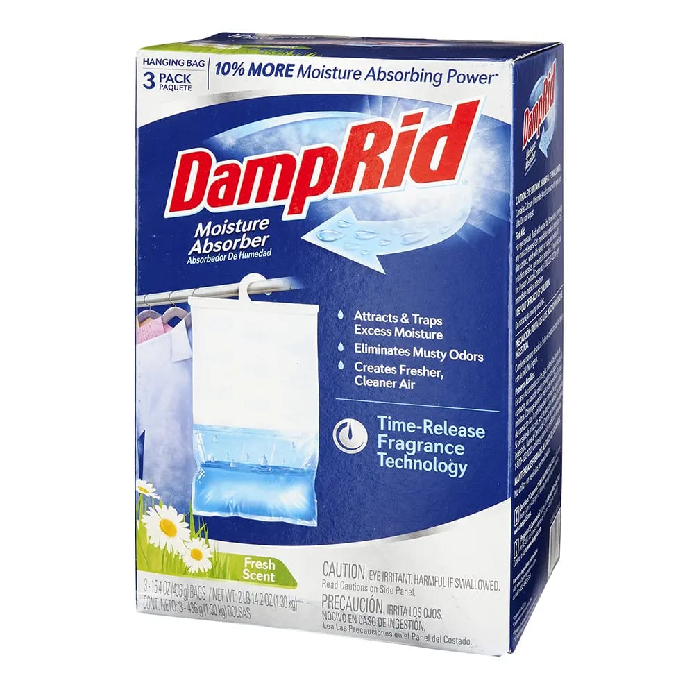 DampRid Fresh Scent Hanging Moisture Absorber, 3 Count