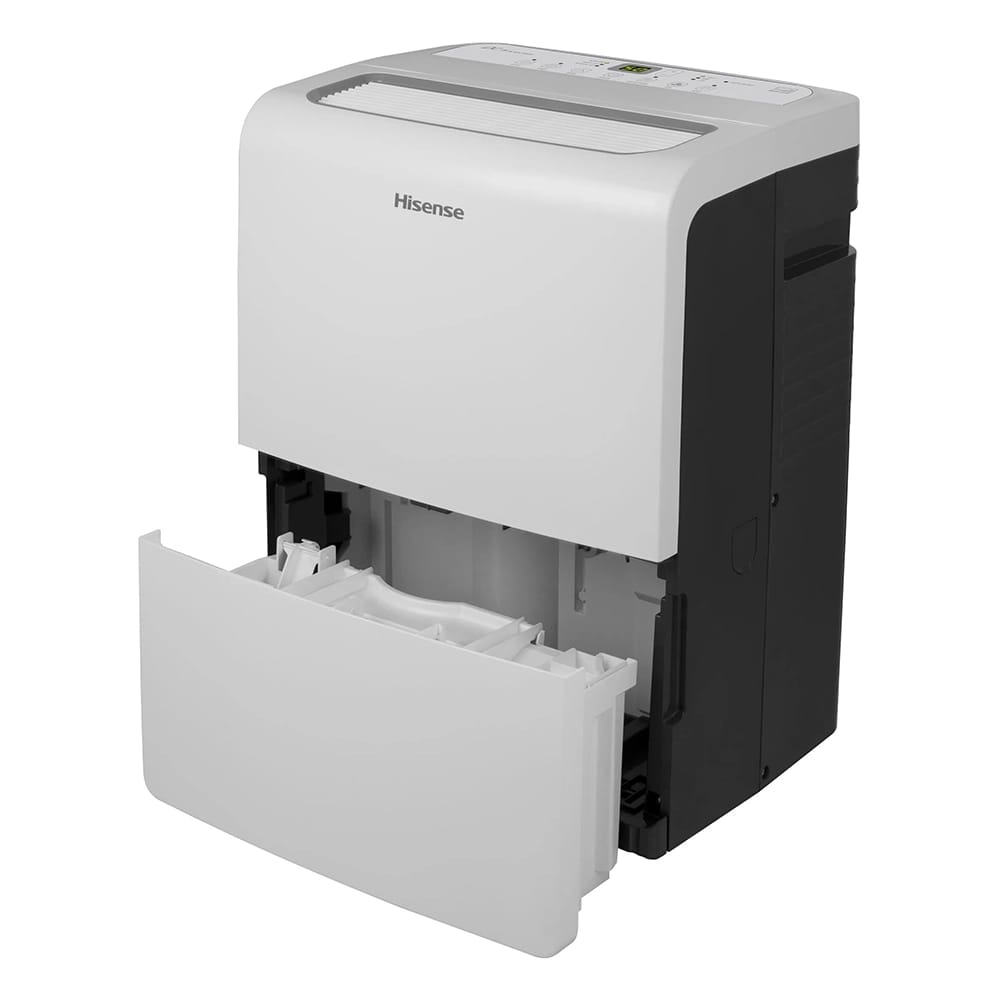 Hisense 60-Pint Room Dehumidifier with Built-In Pump, White (Factory Refurbished)
