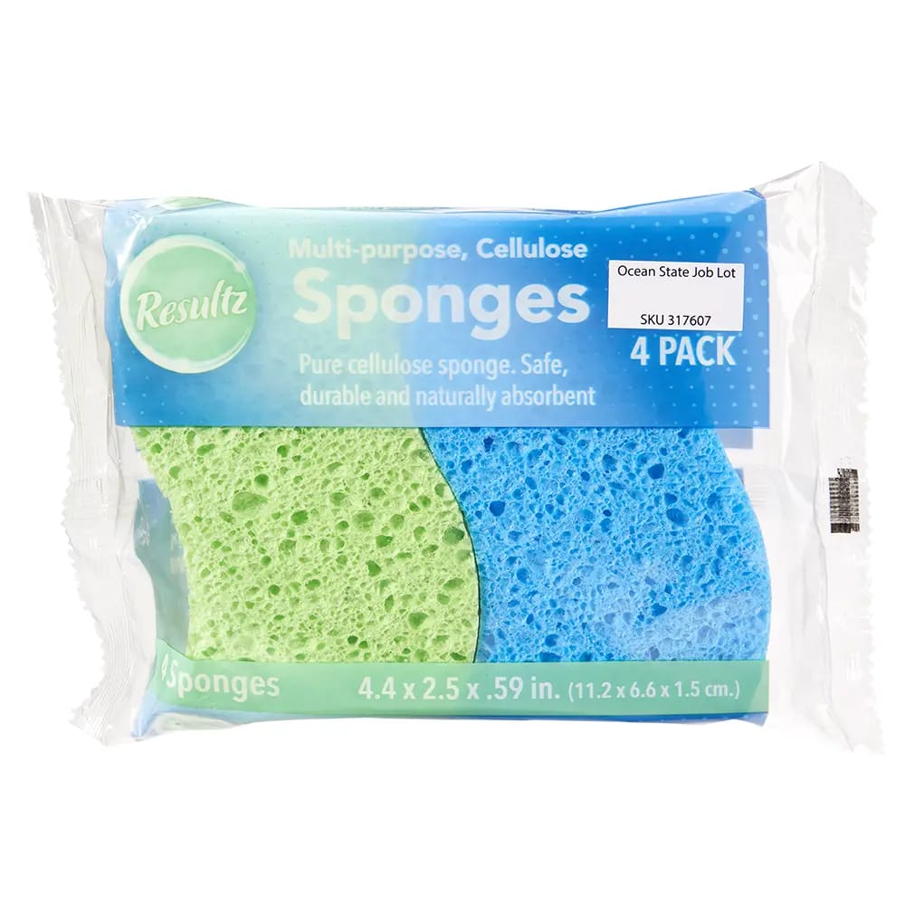 Resultz Multi-Purpose Sponges, 4 Count