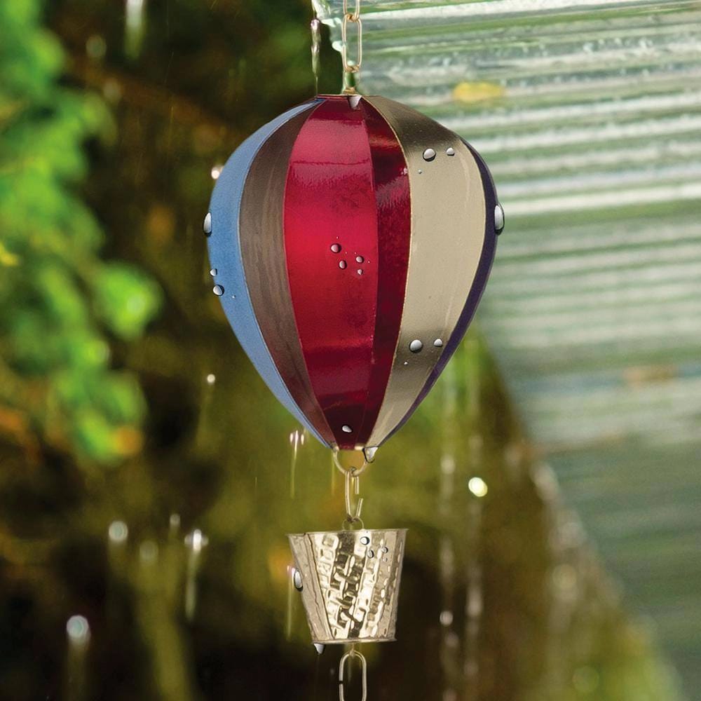 Regal Art & Gift Rain Chain Hot Air Balloon, 2 Count