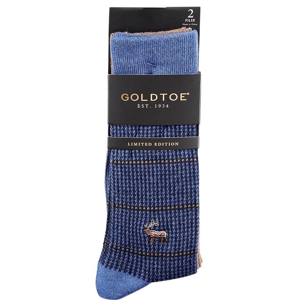 Gold Toe Men's Crew Socks, 2-Pack