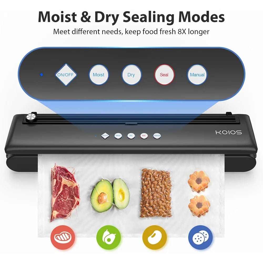 KOIOS Vacuum Sealer Machine, Black