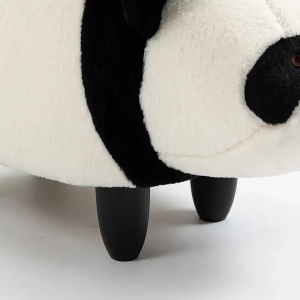 Home 2 Office Panda Upholstered Storage Kids Ottoman