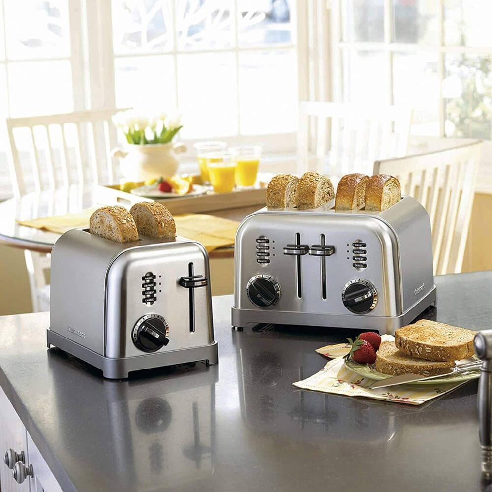 Cuisinart Classic 2-Slice Toaster, Brushed Stainless Steel (Factory Refurbished)