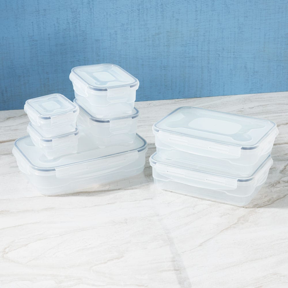 Homemaid Living Premium Airtight Plastic Storage Containers, 7-Piece Variety Size Set
