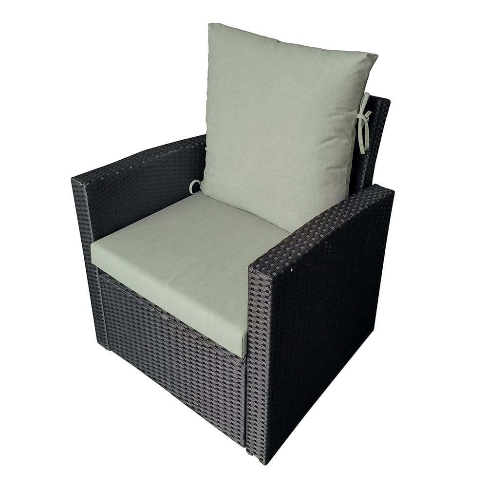 OutdoorLiving Furnishings Acrylic High Back Patio Cushion with 3M Scotchgard, Green