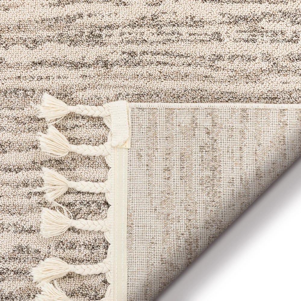 Well Woven Loop-De-Loop Turin 2'3"x7'3" Modern Area Rug Runner, Beige