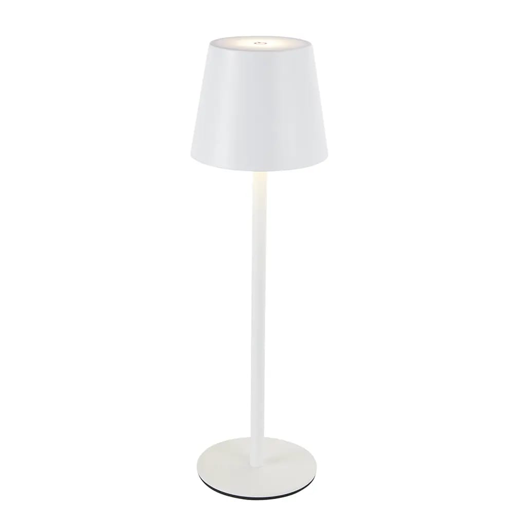 West Bay Rechargeable LED Table Lamp, White