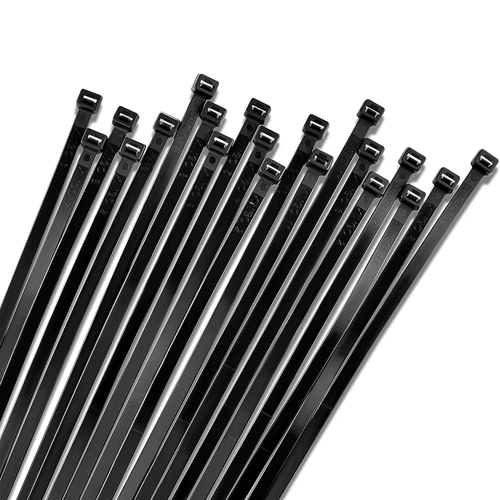 Bolt Dropper 8" Zip Ties, Black, 1000 Count
