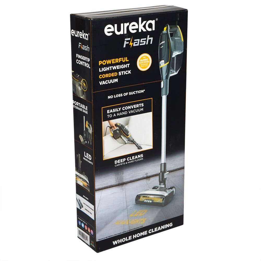 Eureka® Flash Lightweight Corded Stick Vacuum