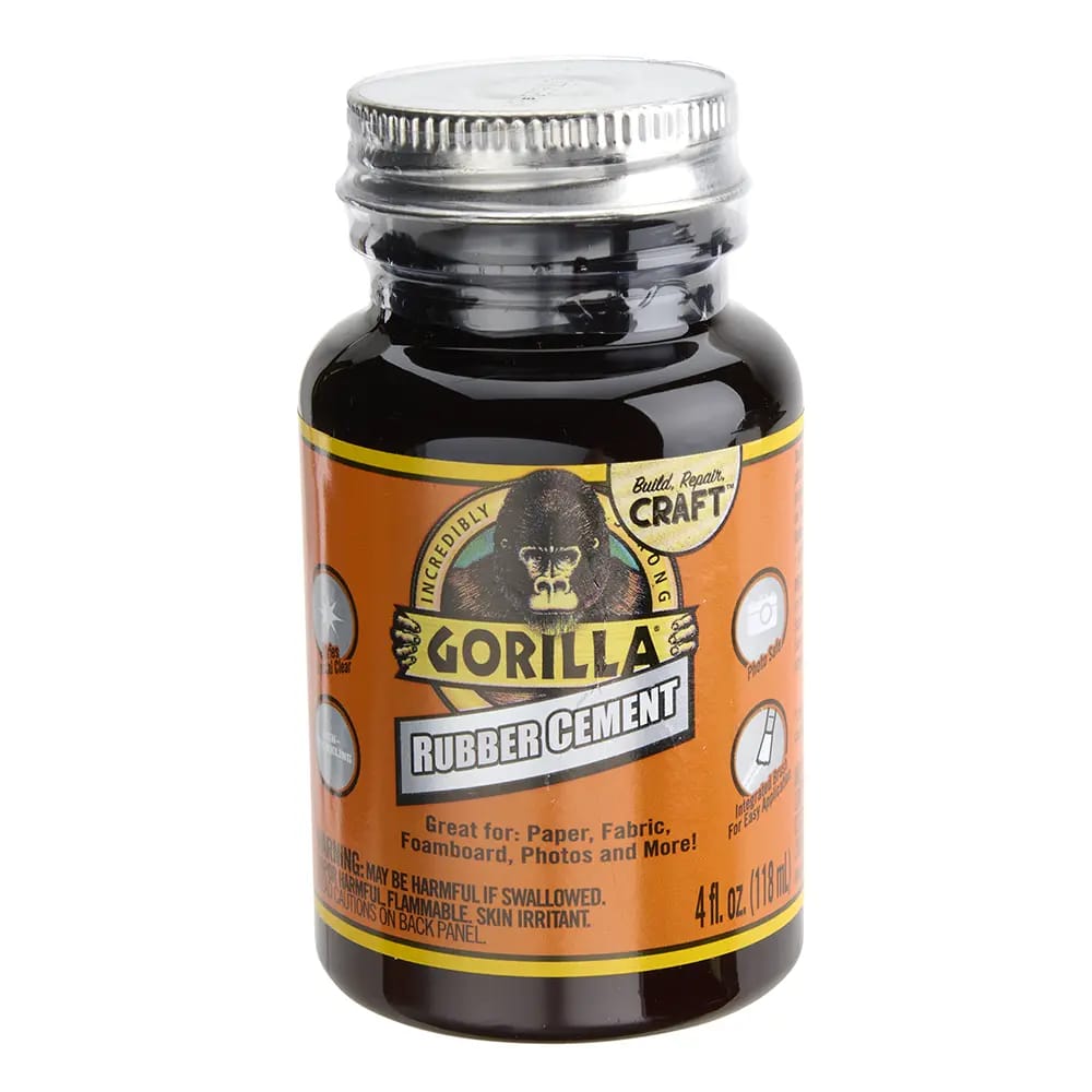 Gorilla Rubber Cement, 4 oz