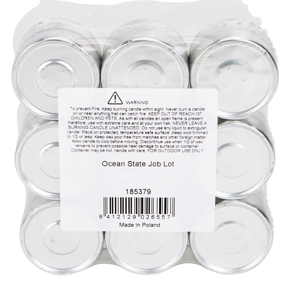 Citronella Tea Lights, 18 Pack