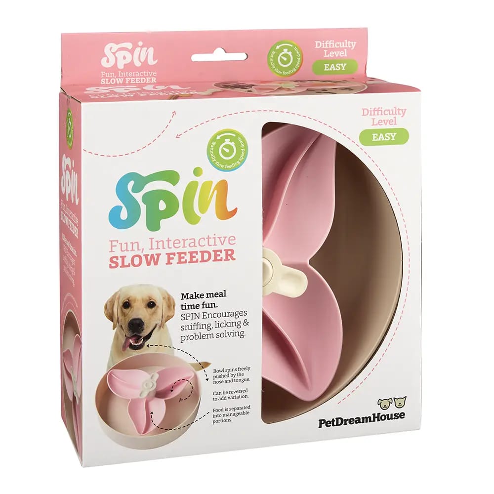 Pet Dream House Spin Bowl Interactive Feeder