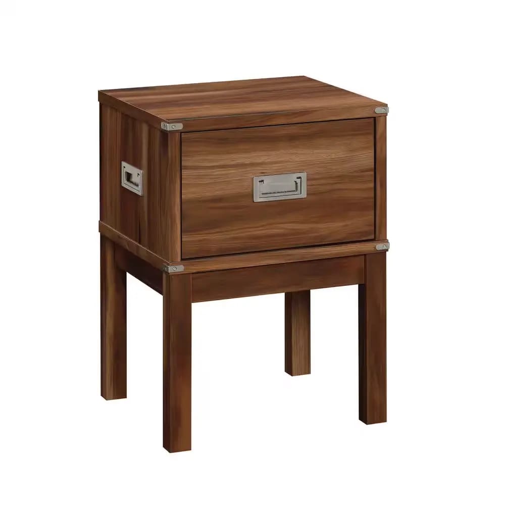 Sauder Vista Key Nightstand, Blaze Acacia Finish