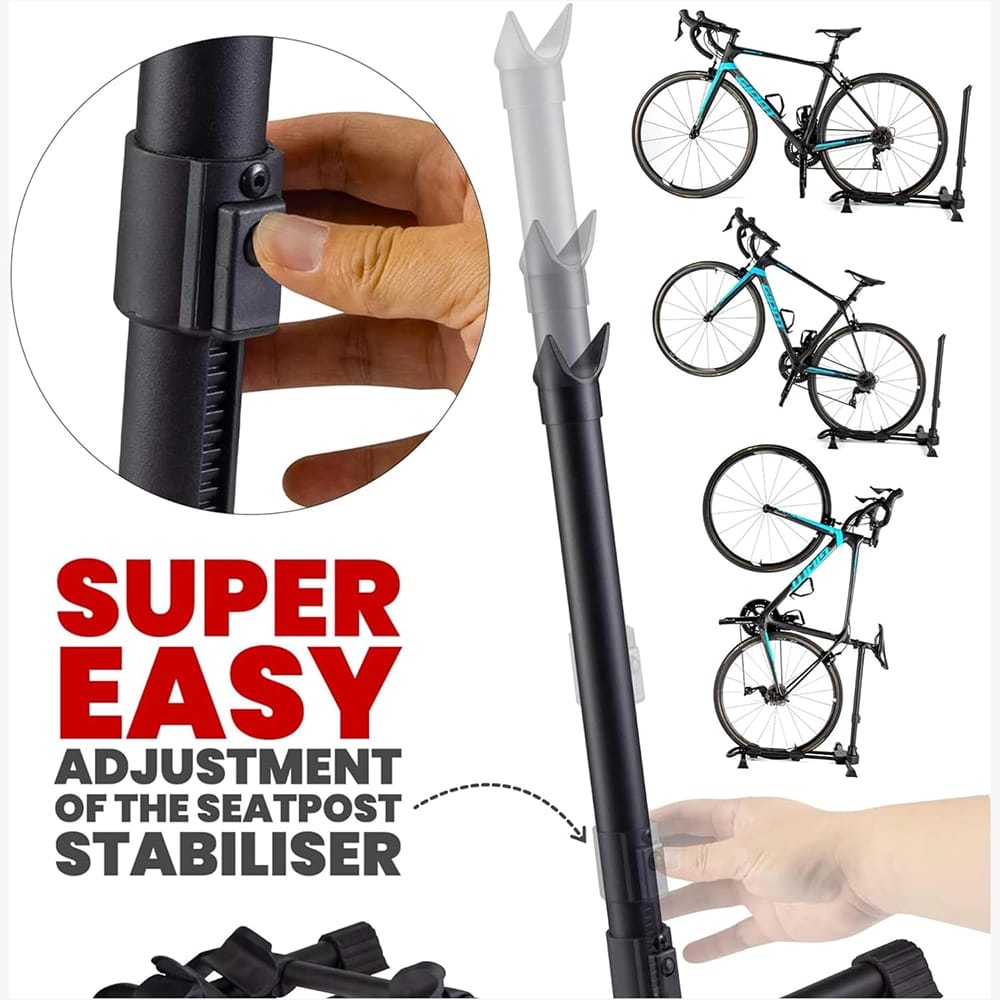 PRO BIKE TOOL Vertical Upright Bicycle Floor Stand