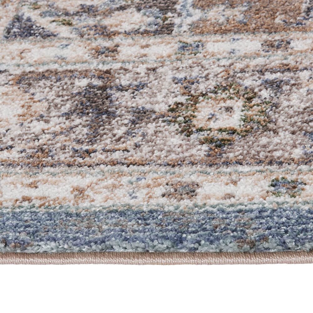 Danica II 9' x 12' Area Rug, Blue/Tan