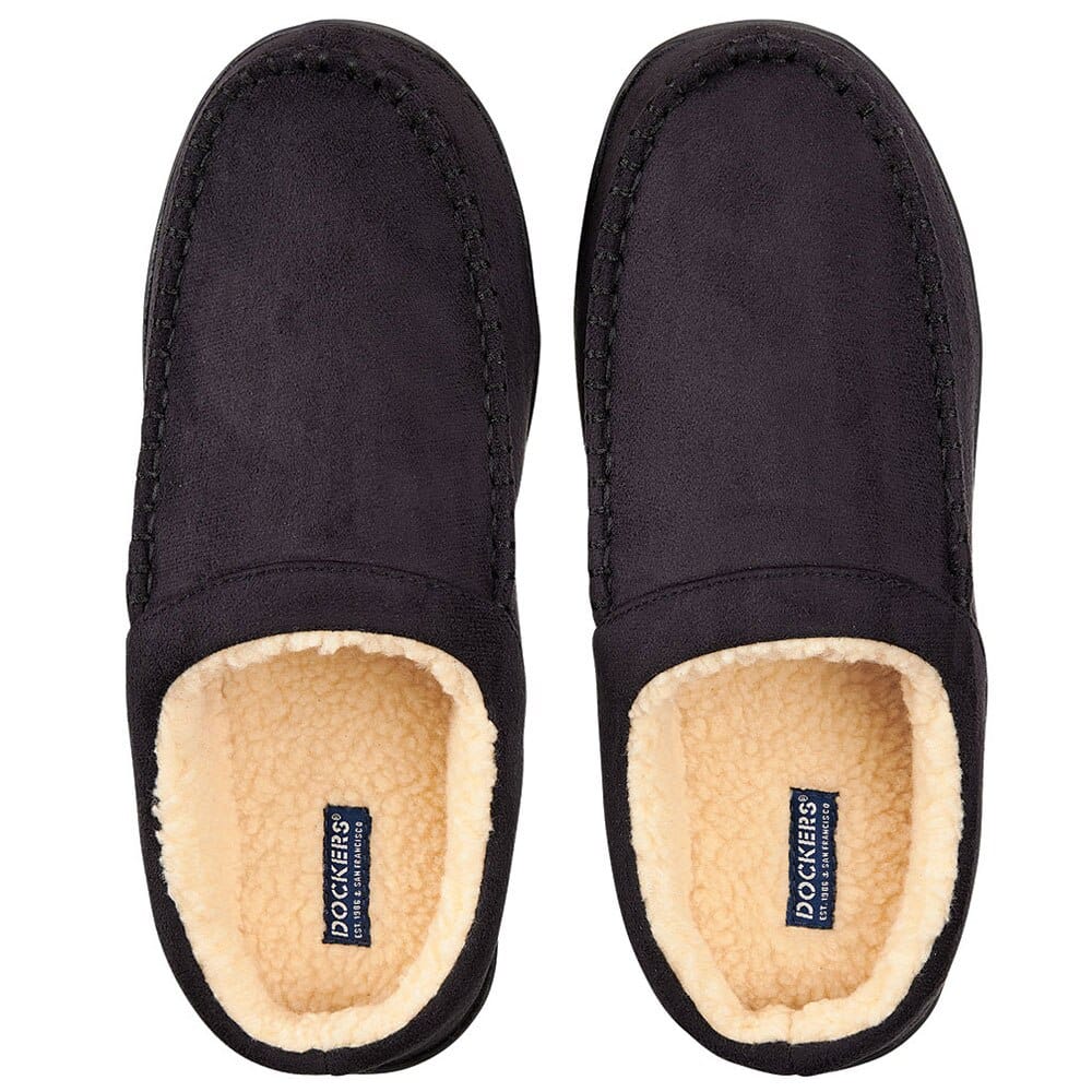 Dockers Men's Clog Slippers, Black