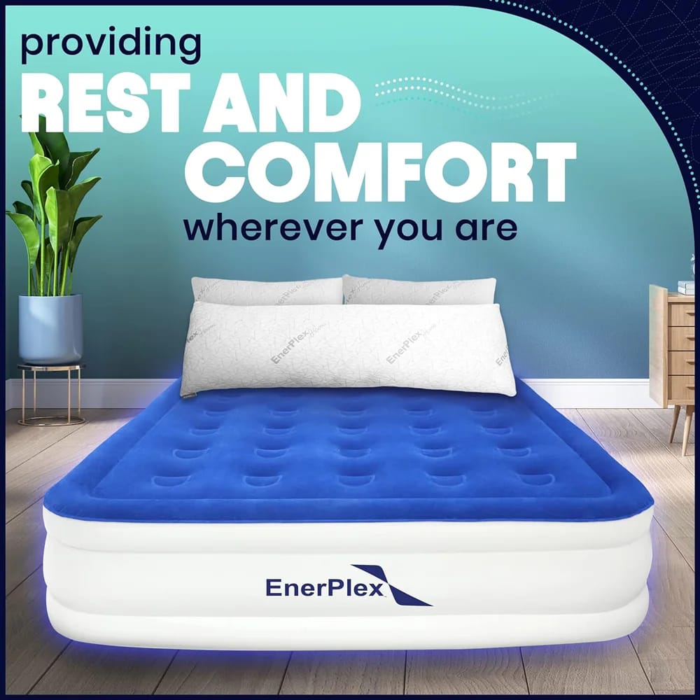 EnerPlex 13" Air Mattress with Built-in Pump, Twin