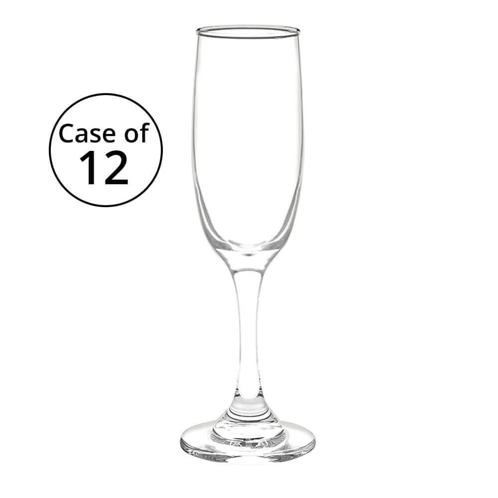 Cristar Premiere Champagne Glasses, 6.25 oz, Case of 12
