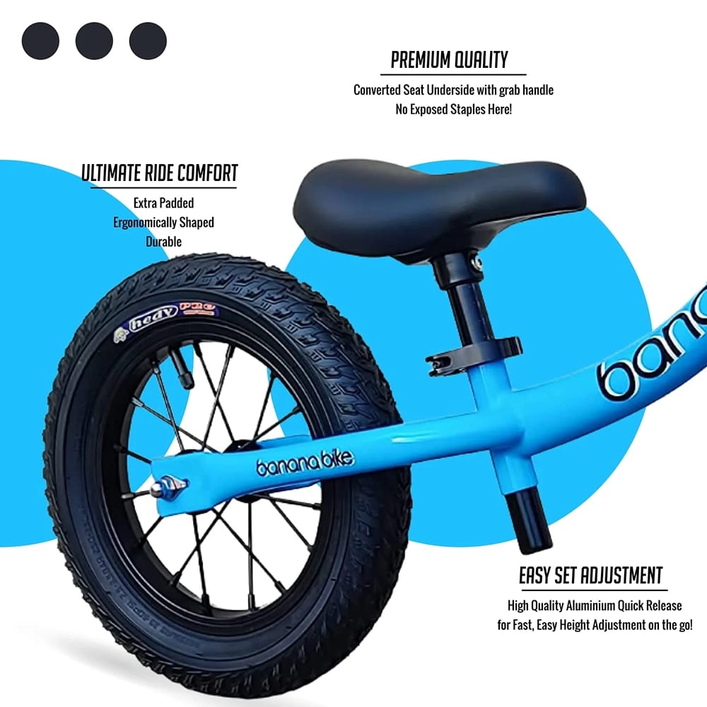 Banana Bike GT Balance Bike, Blue