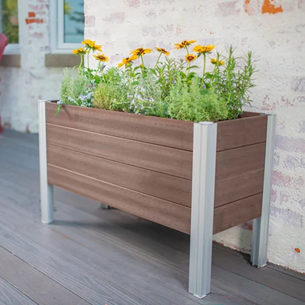 Vita Urbana Greens Elevated Garden, Espresso