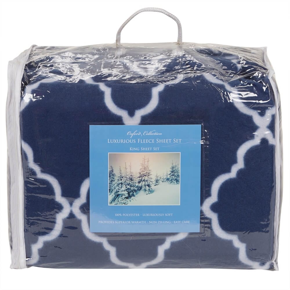 Soft Home Premium Fleece King Sheet Set, 4-Piece