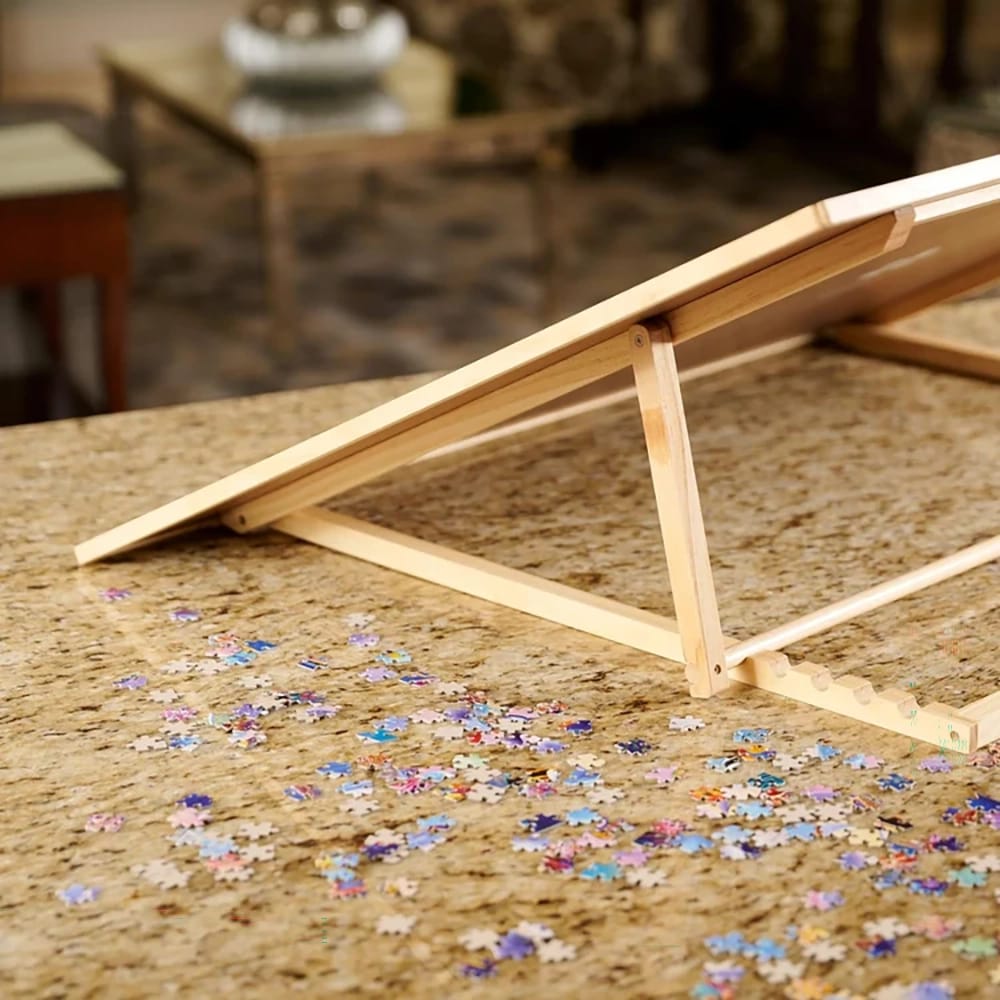 Wooden Easel Puzzle Board, 2,000 Piece Size