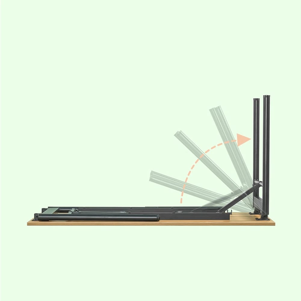 Zinus 63" Folding Desk, Natural/Black