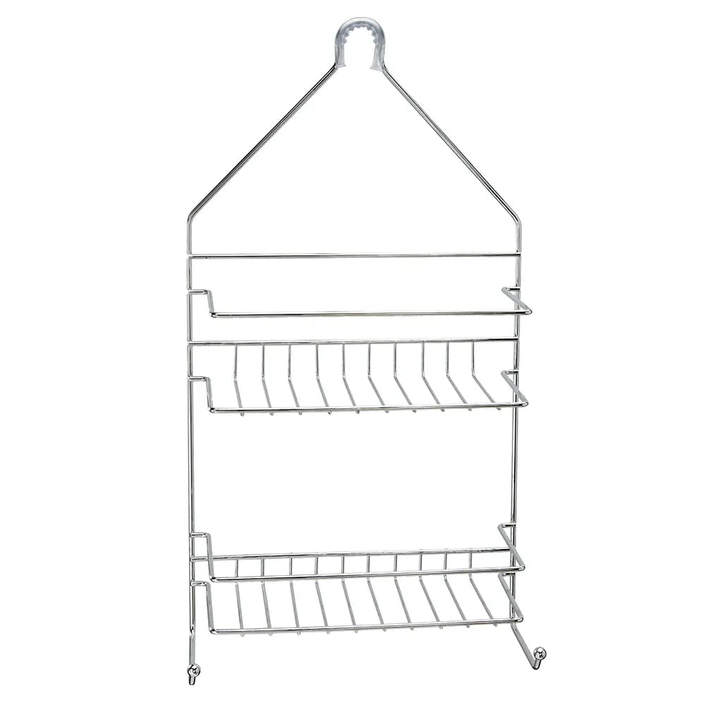 2-Shelf Chrome Shower Caddy