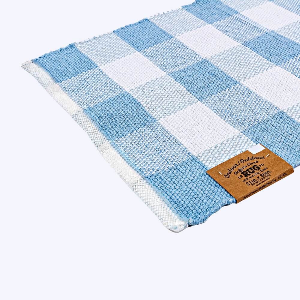 21"x60" Indoor and Outdoor Buffalo Check Rug