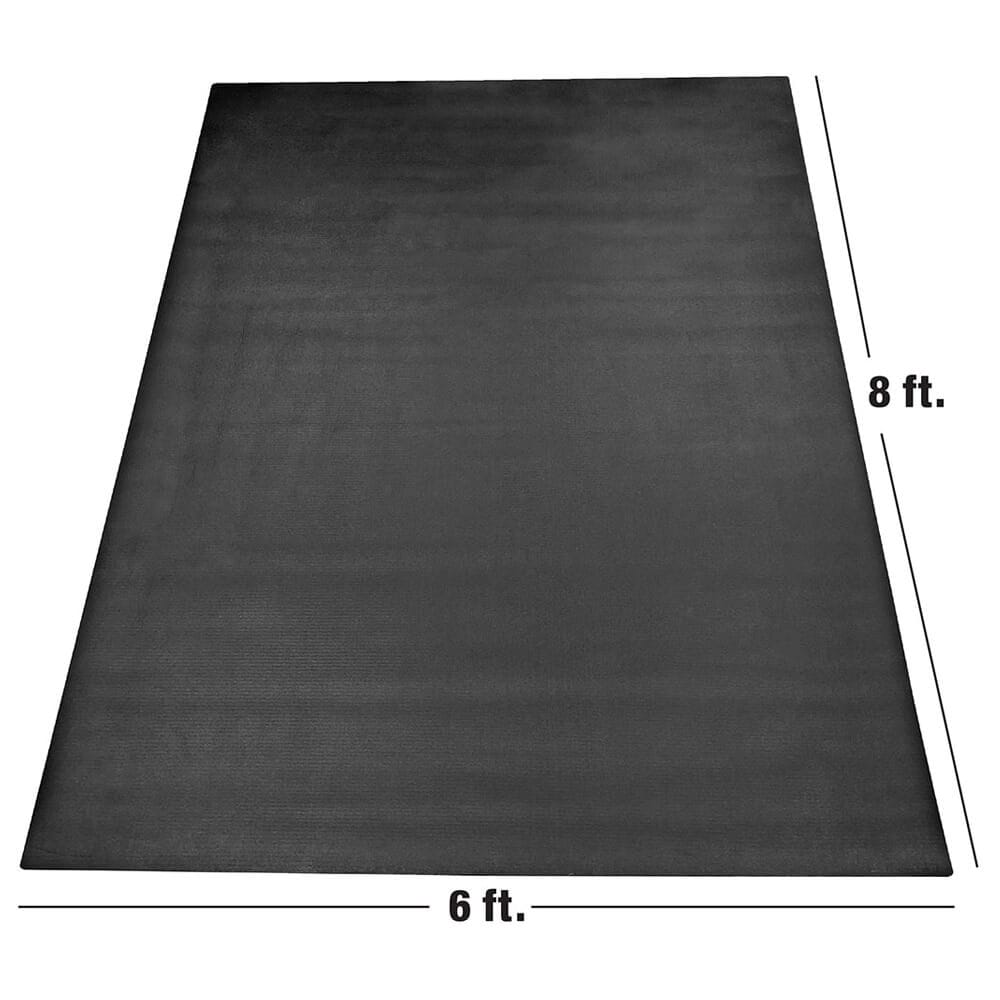 Commercial-Grade Heavyweight Exercise Mat, 7mm Thick, 6' x 8'