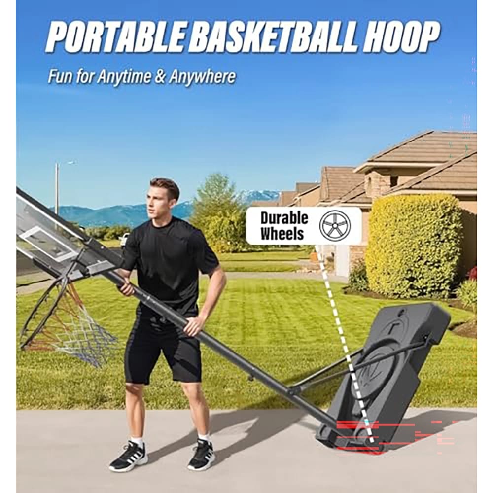 10' Adjustable Basketball Hoop