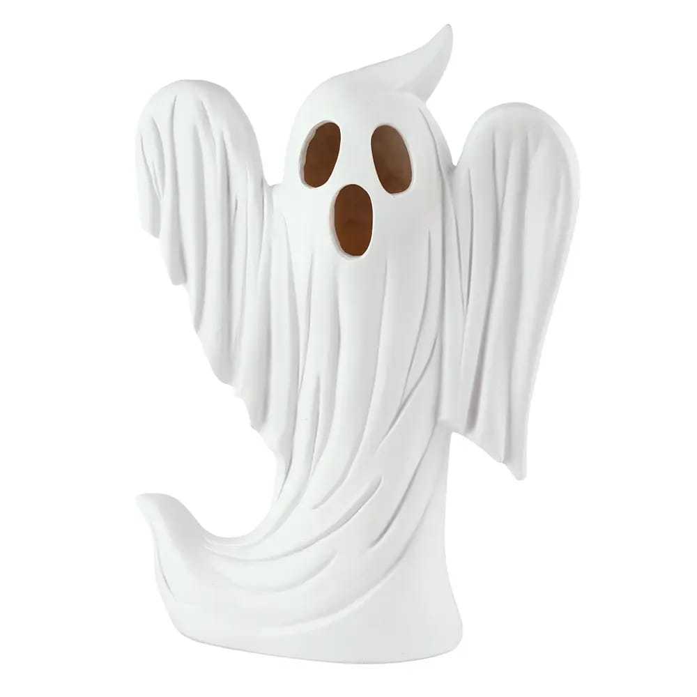 Color-Changing LED Resin Ghost, 16"