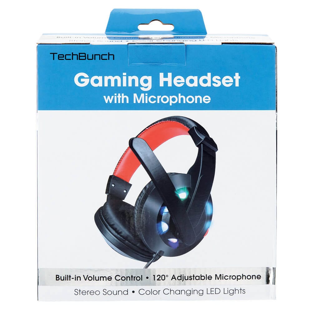 TechBunch Gaming Headset with Color Changing LED