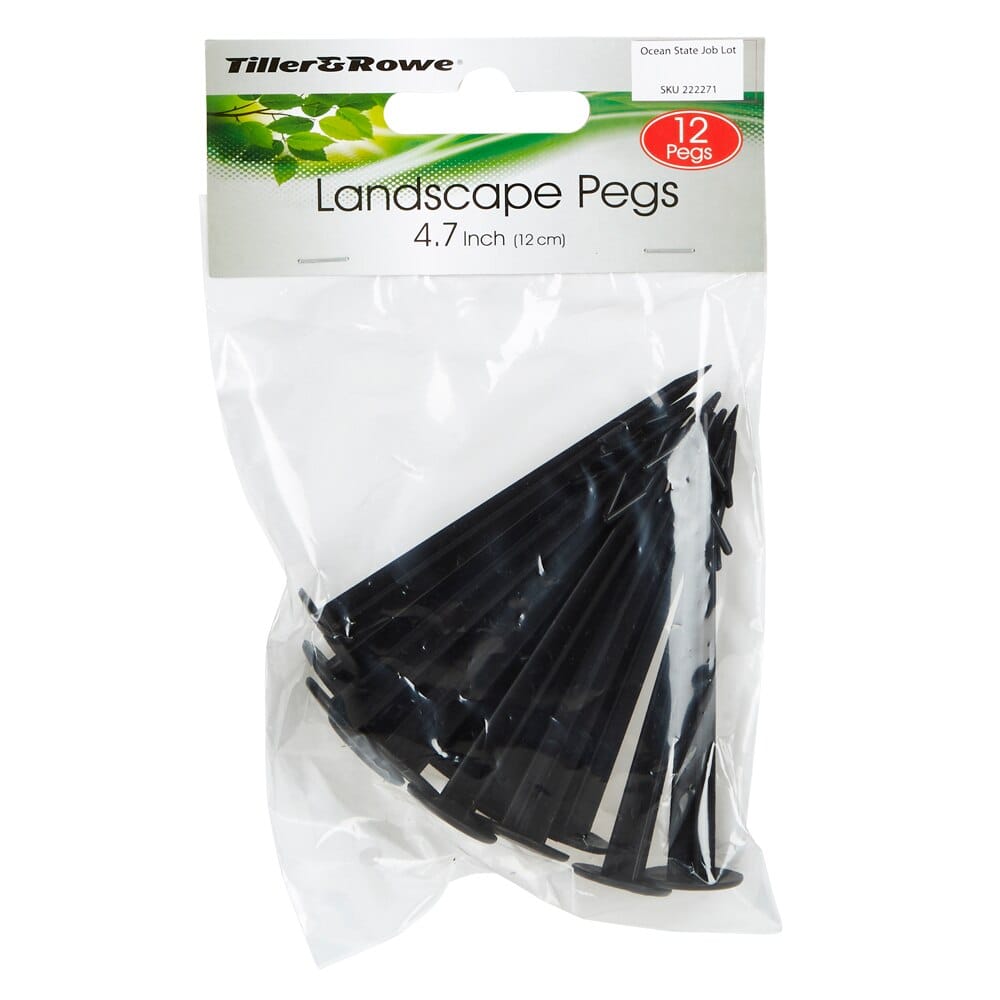 Tiller & Rowe Landscape Pegs, 12 Count