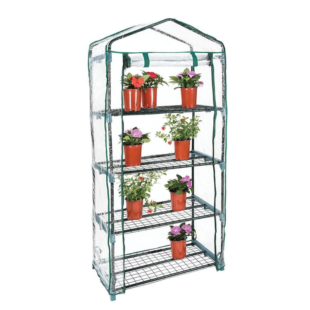 Tiller & Rowe 4-Shelf Greenhouse