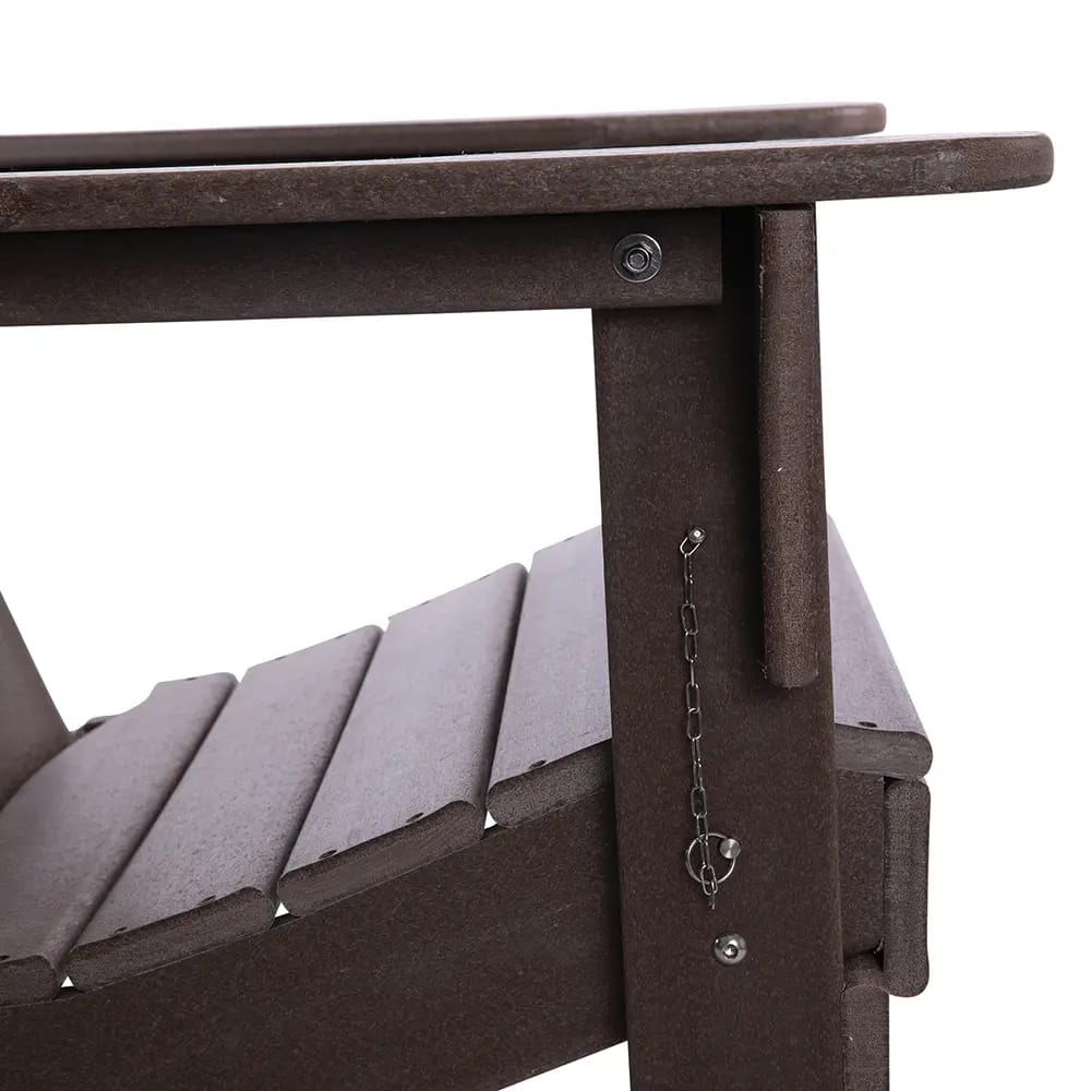 Folding Adirondack Chair, Brown