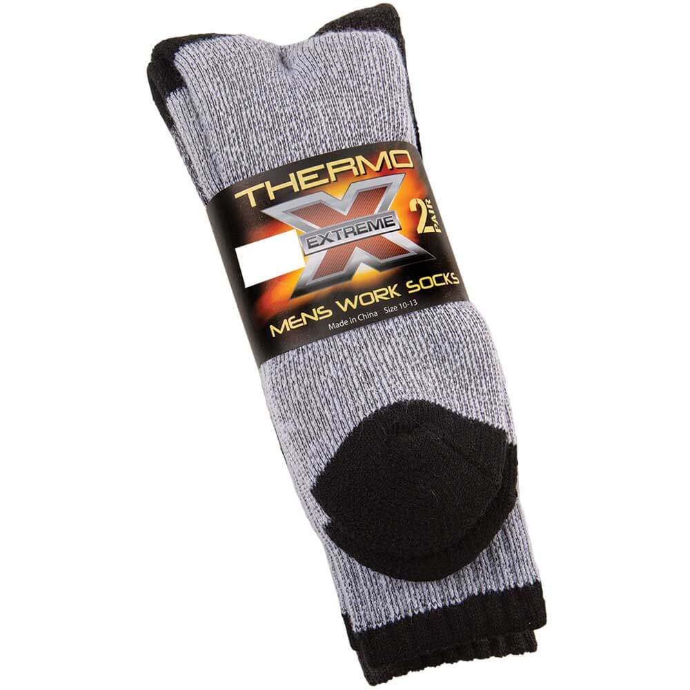 Thermo Extreme Men's Work Socks, 2 Count