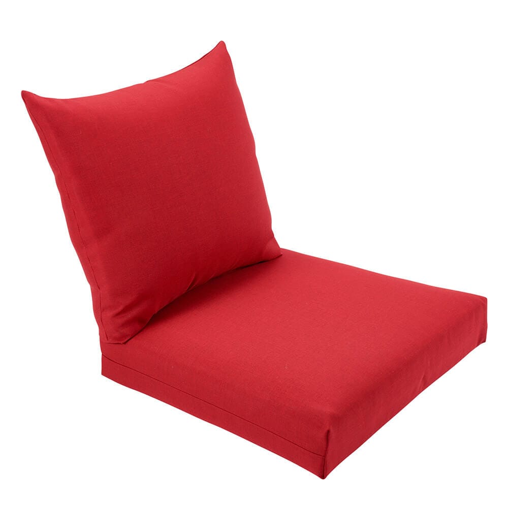 Deep Seat Outdoor Chair Cushion, Red