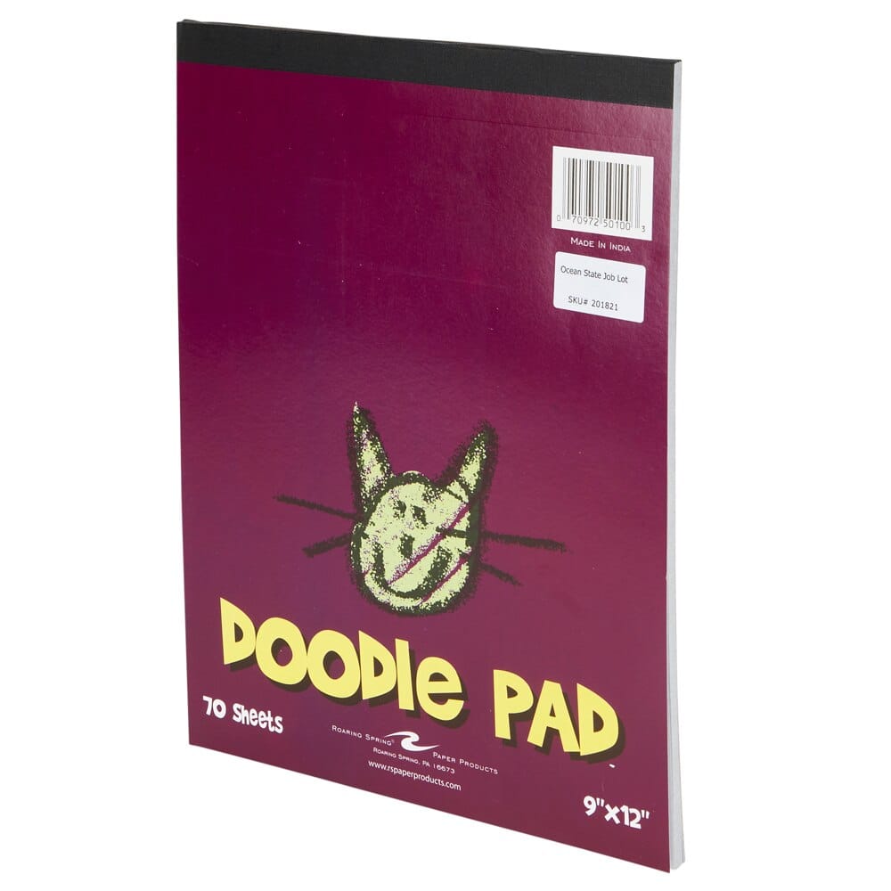 Roaring Springs Doodle Pad, 70 Sheets