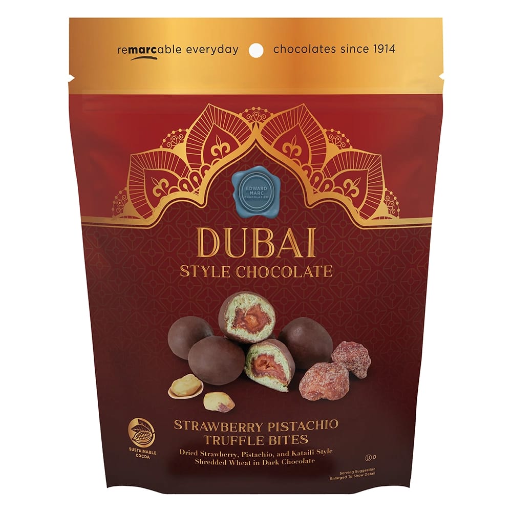Edward Marc Dubai Style Strawberry Bites, 5 oz